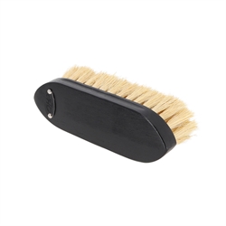 QHP Grooming sæt ROYAL - Naturbørster i æske /Sort - Dandy brush